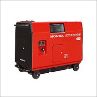 Portable Diesel Generator - Color: Red