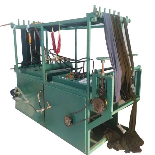 Semi Automatic Garment Crush Machine Applicable Material: Fabric