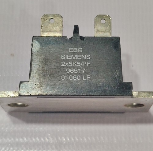 SIEMENS 2X5K5/PF EBG INVERTERS