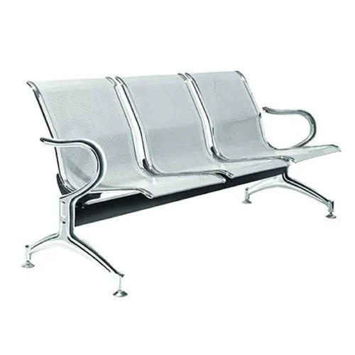 Sliver 3 Seater Powder Coated Visitor Chair