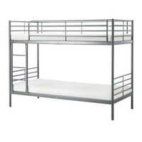 Economy Model Double Bunk Bed - Color: Sliver