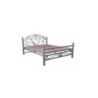 Sliver Wrought Iron Bedroom Bed
