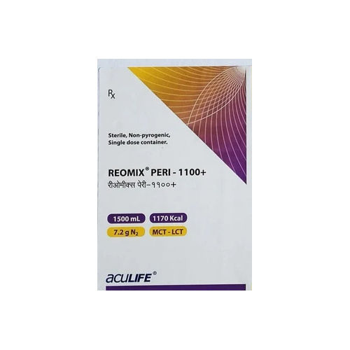 Liquid T.P.N Reomix Peri 1100 Plus Electrolytes Dextrose Injection