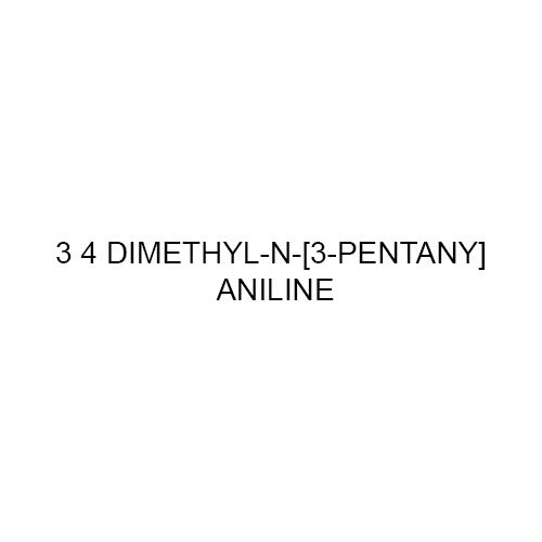 3 4 Dimethyl N 3 Pentany Aniline