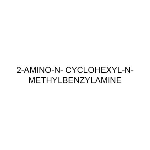 2-amino-n- Cyclohexyl-n-methylbenzylamine Application: Pharmaceutical Industry