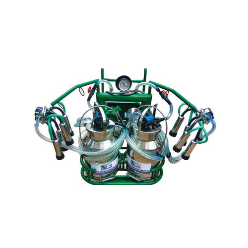 Double Bucket Trolly Milking Machine Industrial