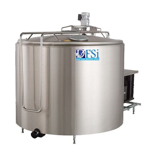 Bulk Milk Cooler - High-Grade Stainless Steel, Industrial Use with Manual and Automatic Temperature Control, Easy Installation and Minimal Maintenance