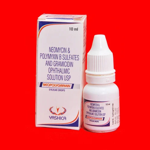 10 Ml Neomycin And Polymyxin B Sulfates And Gramicidin Ophthalmic Solution Usp Age Group: Suitable For All Ages