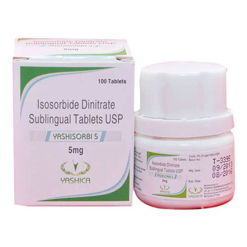 Isosorbide Dinitrate Sublingual Tablets Usp Ingredients: 100% Menthol