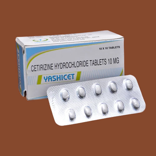 10 Mg Cetirizine Hydrochloride Tablets General Medicines