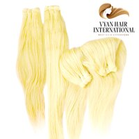 Factory Price High Quality 100% Brazilian Cuticle Aligned Blonde Human Hair 613 Virgin Hair Bundles