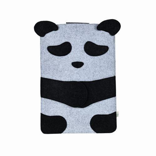 Nonwoven Felt Panda Laptop Sleeve