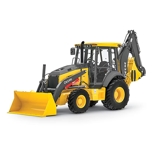 Yellow & Black 320 P-Tier Backhoe