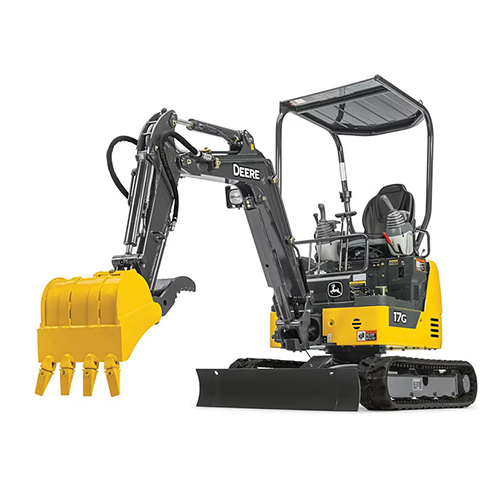 Yellow & Gray Compact Excavators