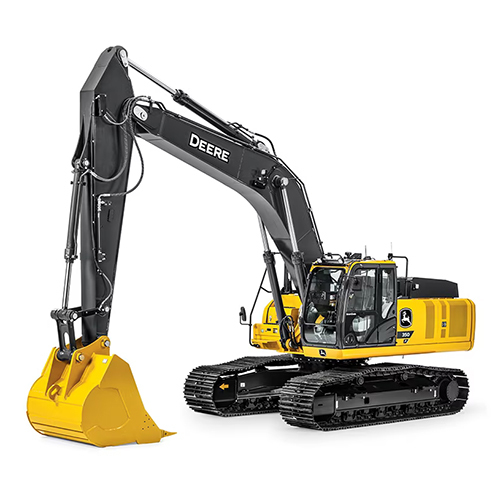 Yellow & Gray Mid-size Excavators