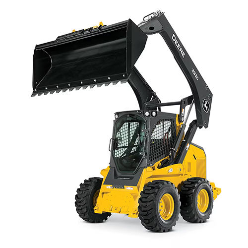 Yellow & Black 332G Skid Steer Loaders