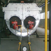 Steam Boiler Fitted With Riello Burners - Color: Red