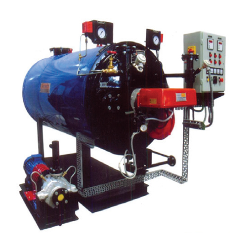 Blue Thermic Fluid Heater Fitted With Riello Burner