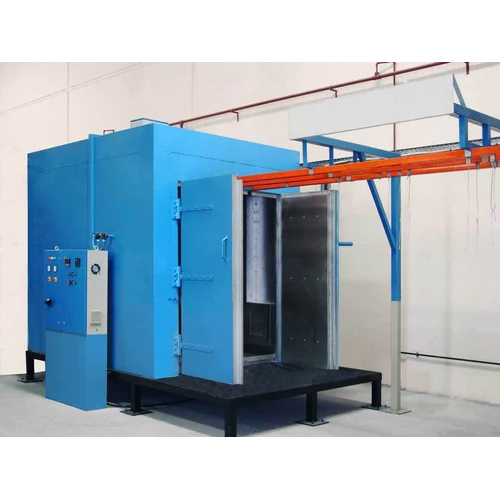 Powder Coating Oven - Metal, Different Available Sizes, Blue Color | New Electrical Ovens, Industrial Usage, Painted Surface Finish