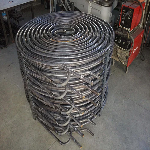 Silver Cast Iron Boiler Coil