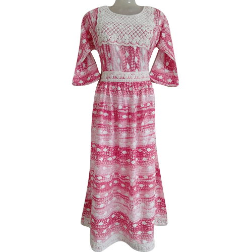 Pink Naira Kurti With Pants