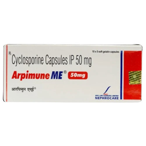 50mg Cyclosporine Capsules Ip Specific Drug