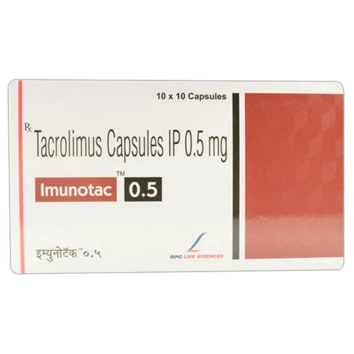 0.5Mg Tacrolimus Capsules Ip Specific Drug