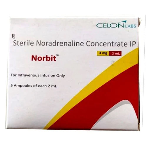 Sterile Noradrenaline Concentrate IP