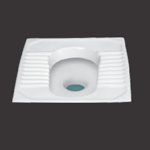 White 20 Inch Orissa Squatting Pan