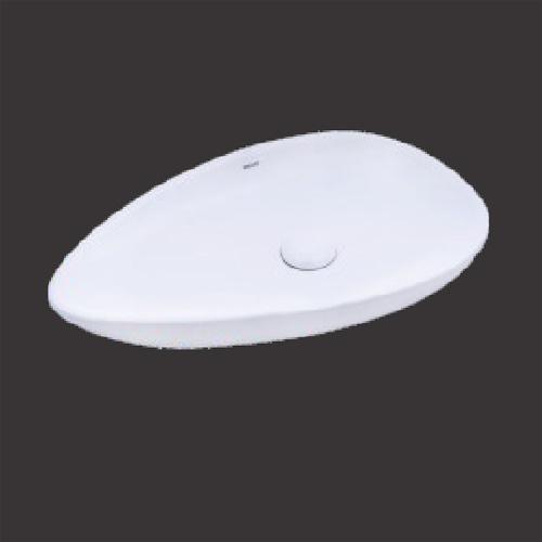 White Ketty Thin Rim Table Top Basin