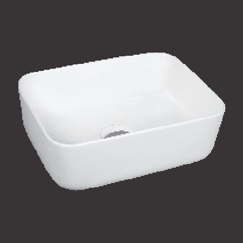 White Berry Thin Rim Table Top Basin