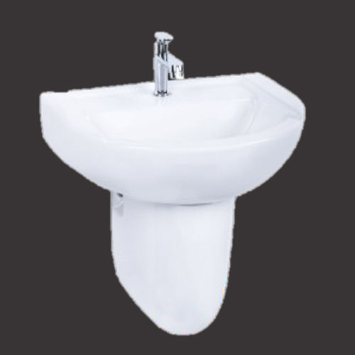 Elite Half Pedestal Wash Basin Set