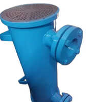 Mild Steel Heat Exchanger - Various Sizes, High-temperature Resistant, Corrosion Resistant, Tube Structure, Blue Finish