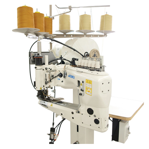 THREE NEEDLE FEED OFF THE ARM DOUBLE LOCKED STITCH MACHINE