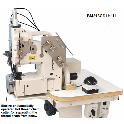 High performance one or two needle top feed sewing machine