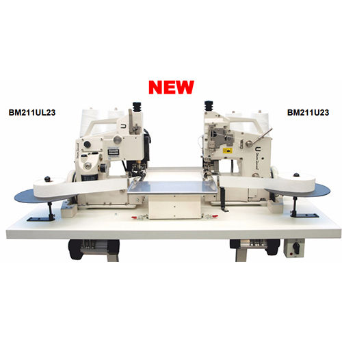 High Performance Single Needle Two Thread Double Locked Stitch Sewing Machine - Color: White