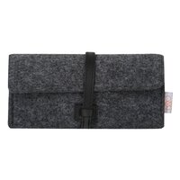 Oon Nonwoven Felt Eye Wear Case - Dark Grey | Stylish, Protective Storage For Glasses With Soft Non Woven Texture