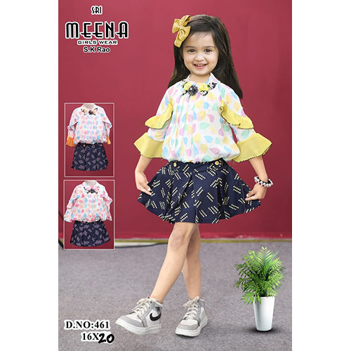 Different Available Kids Skirt And Top