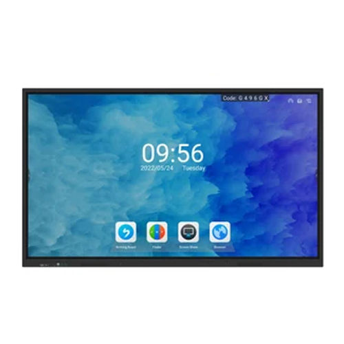 Black 86 Inch Interactive Flat Display Panel