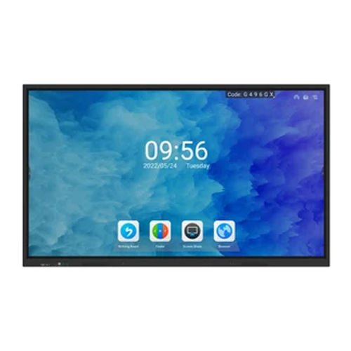 Black 98 Inch Interactive Flat Display Panel