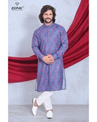 Printed kurta pyajama