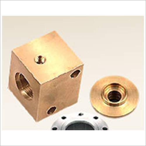 Vmc Machining Component - Color: Golden