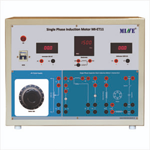 Single Phase Induction Motor Trainer Capacitor Start (MI-ET11)