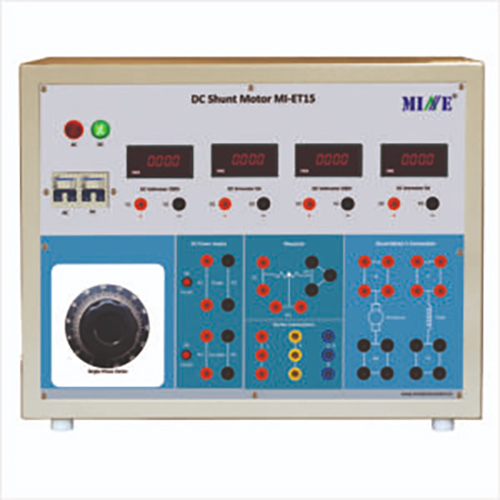 DC Shunt Motor Lab Trainer (MI-ET15)