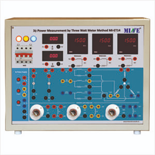 Three Phase Power Measurement by Three Watt Meter (MI-ET14)