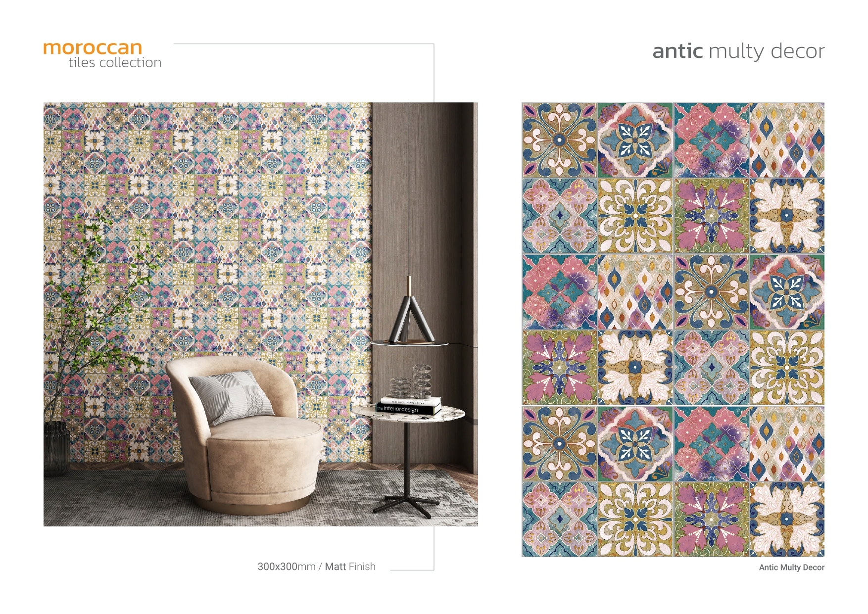 1x1 Ceramic wall tiles