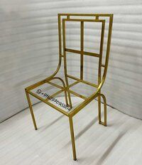 Stainless Steel Chair frame with gold mirror finish