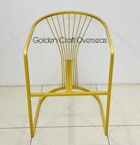 Voguish Sofa Chair Frame IN iron With Goden Powder Coated finish