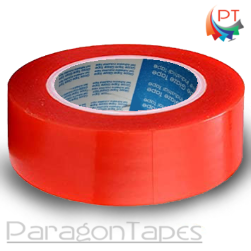 Double Sided Heat Resistant Acrylic Adhesive Red Polyester Tape