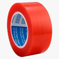 Highly Suitable Double Sided Adhesive Red Polyester Tape For Mounting Decorative Profiles